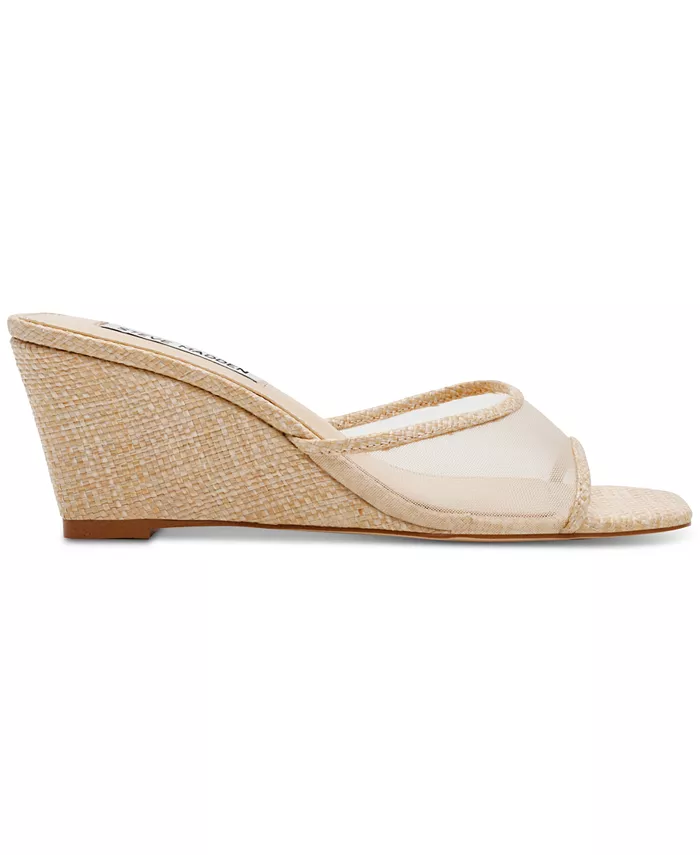 Женские мюли на платформе Seleste Steve Madden, коричневый/бежевый — фото 2