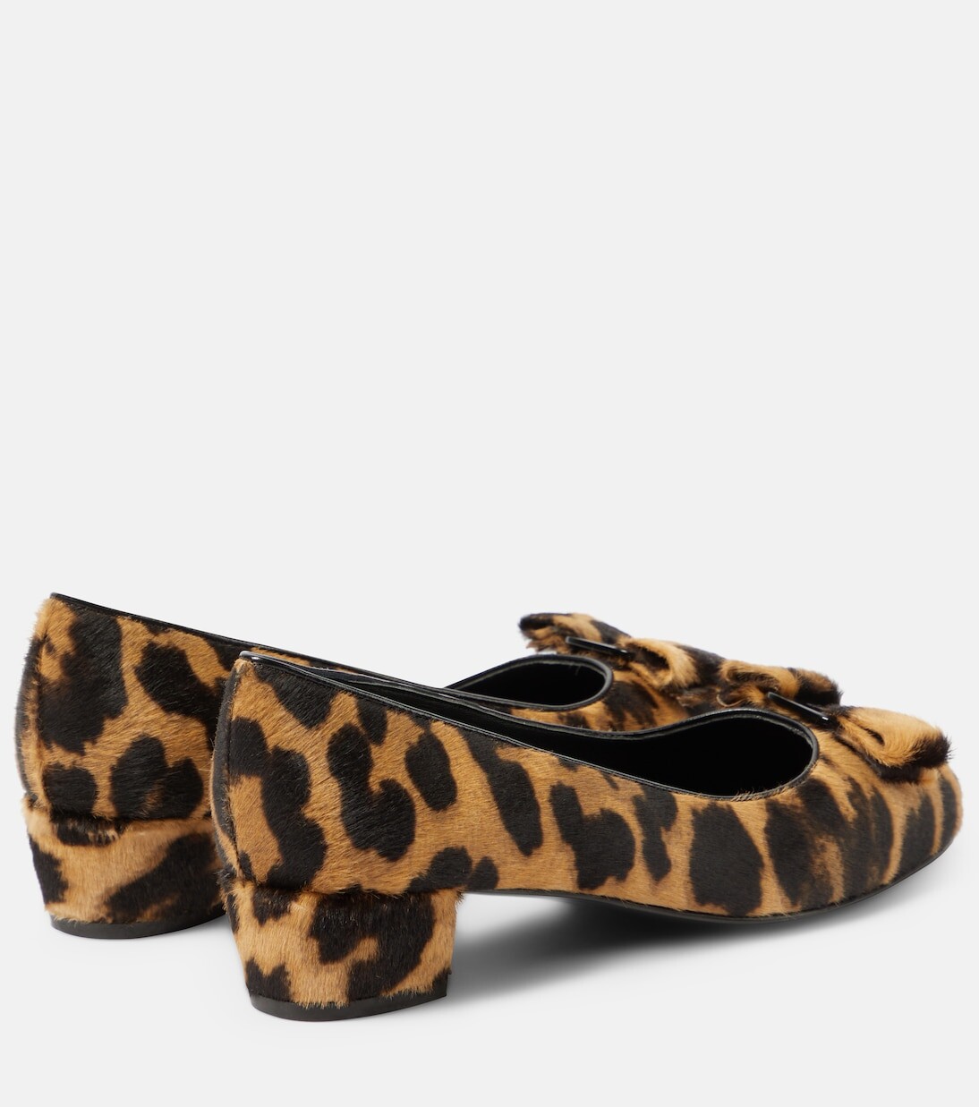 Туфли vara из телячьего волоса Ferragamo, мультиколор — фото 3
