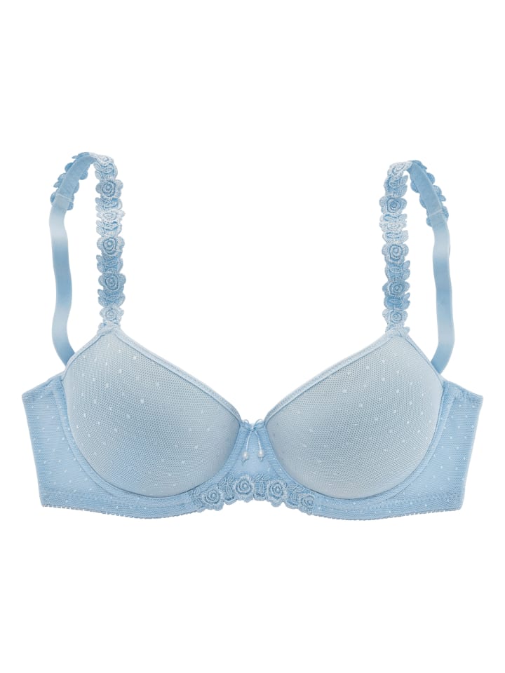 

Бюстгальтер на косточках LASCANA, светло-синий