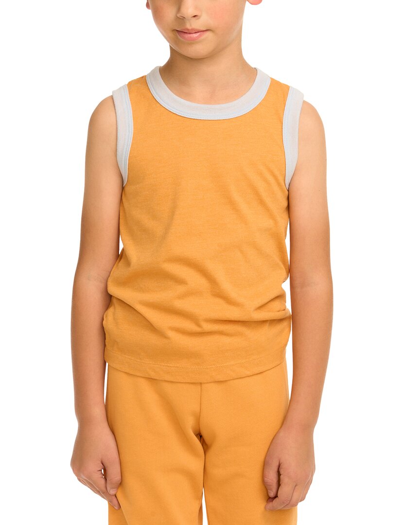 

Чейзер переработанный винтажный джерси майка-мускулка с контрастной окантовкой Chaser, оранжевый