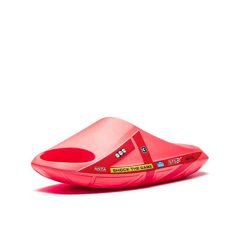Шлепанцы ANTA STG EVA Cushioning Abrasion Resistant, Neon Red — фото 3