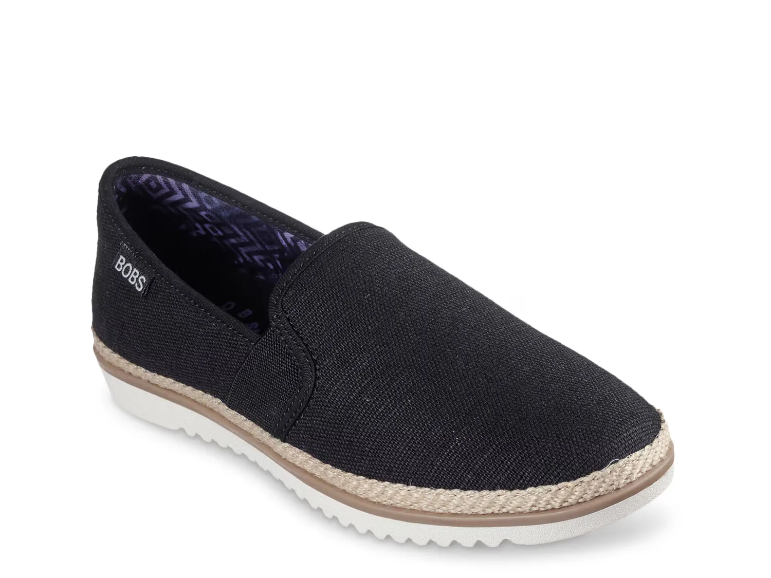 

Слипоны Flexpadrille Espadrille Flat Skechers, черный