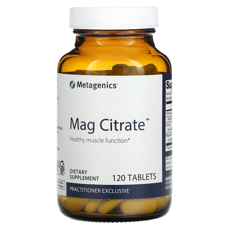 

Metagenics, Магний цитрат, 120 таблеток