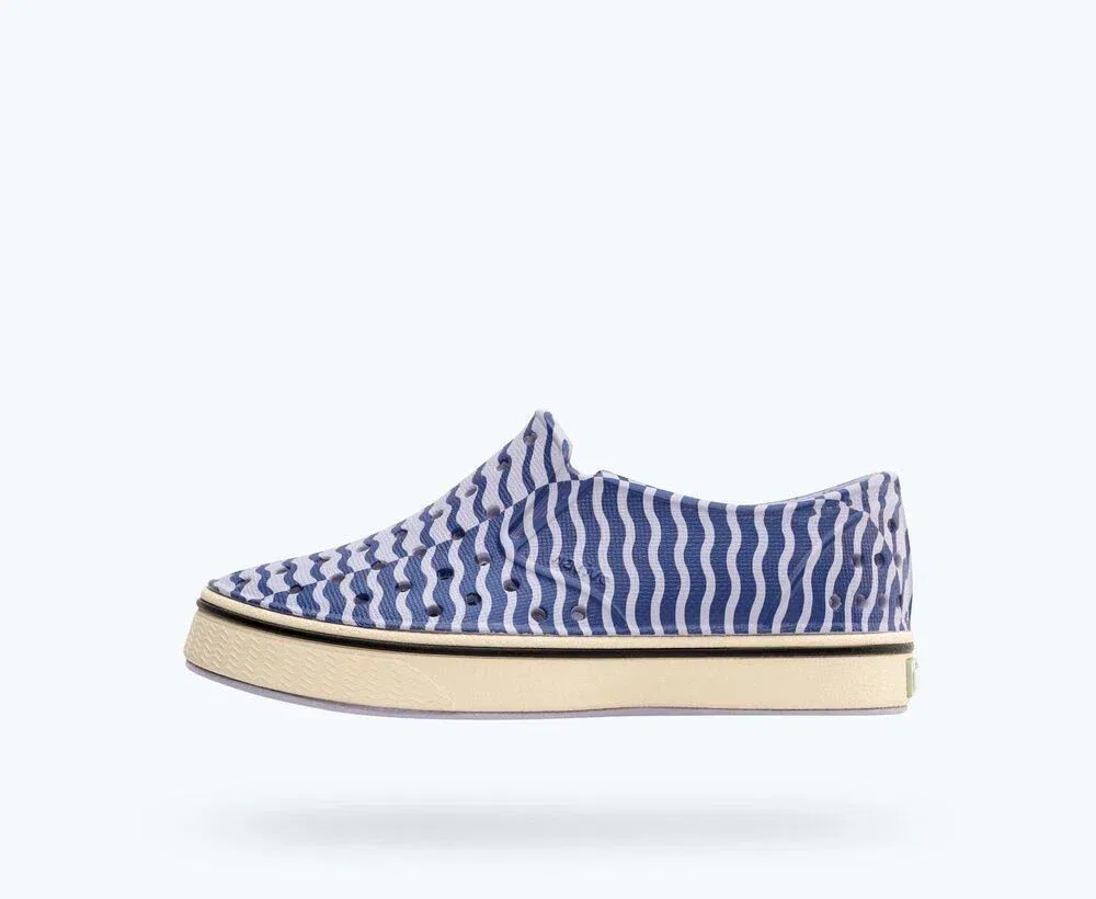 Детские кроссовки Native Shoes Miles с фиолетовым цветочным принтом, слипоны ZAP220 — фото 2