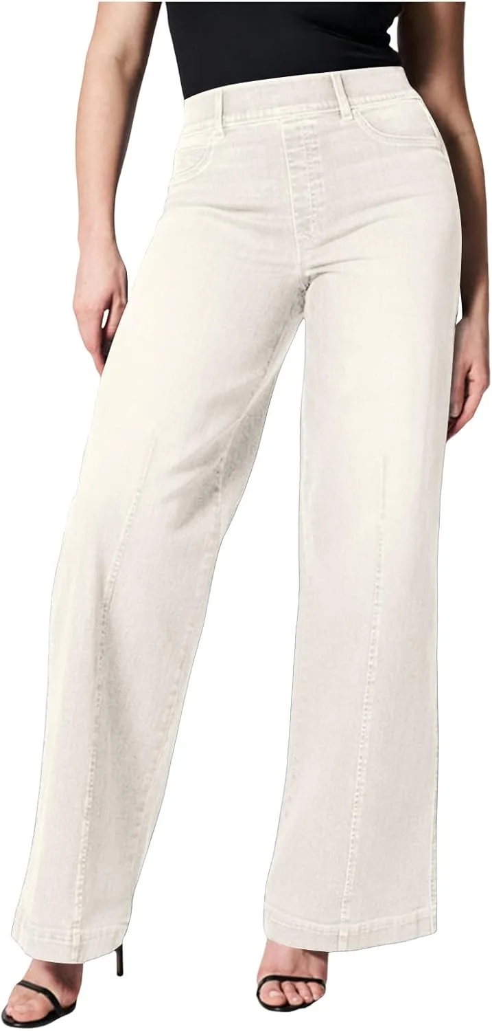 

Женские джинсы с высокой эластичностью и широкими штанинами OSFVNOXV