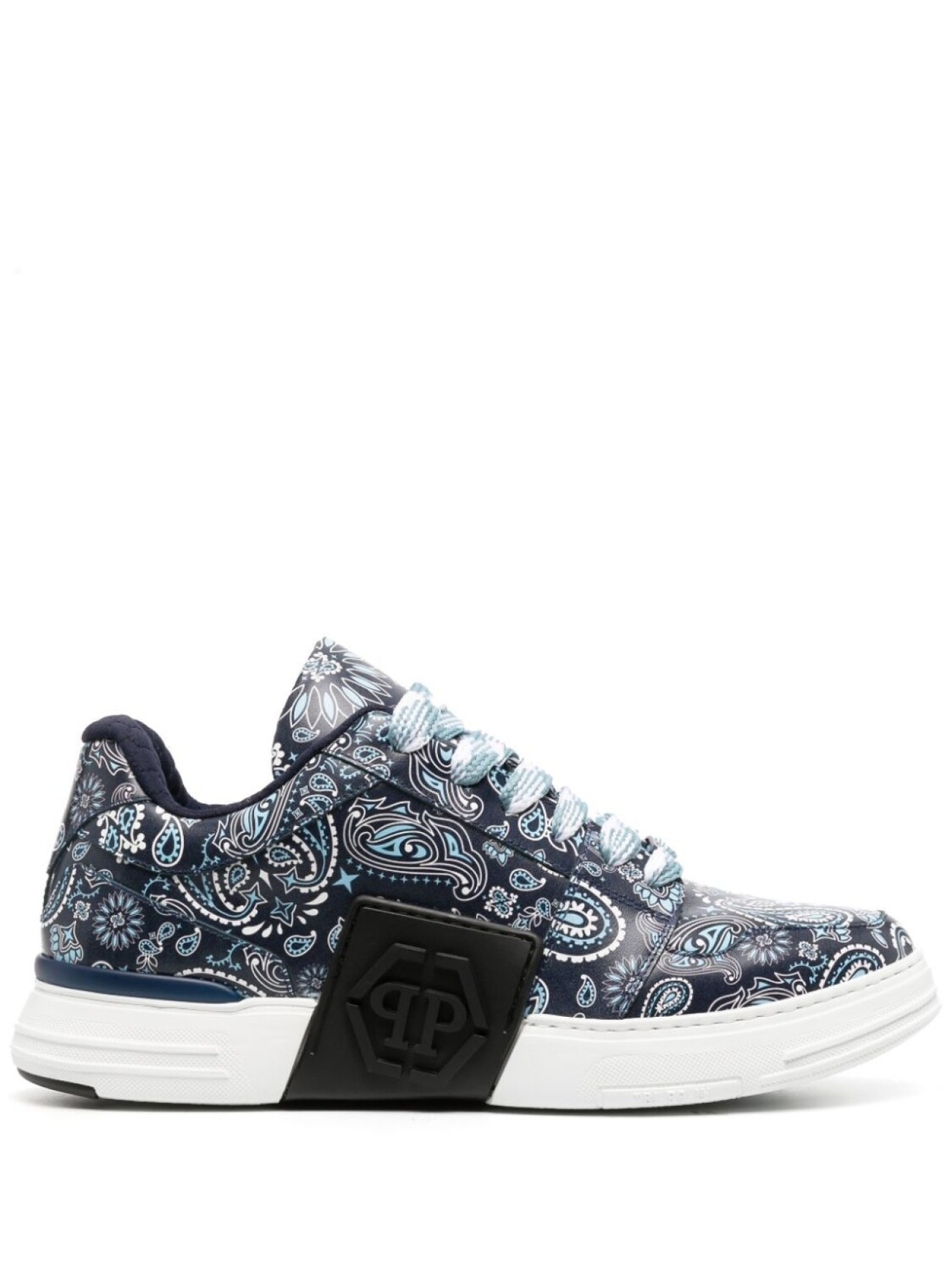 

Кроссовки Philipp Plein Super Street Paisley Print, темно-синий