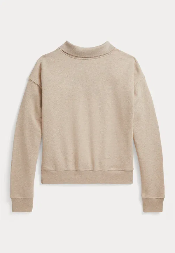 Флаговая футболка с воротником из махры 7-14 лет Polo Ralph Lauren, экспедиционный дюн хизер — фото 2