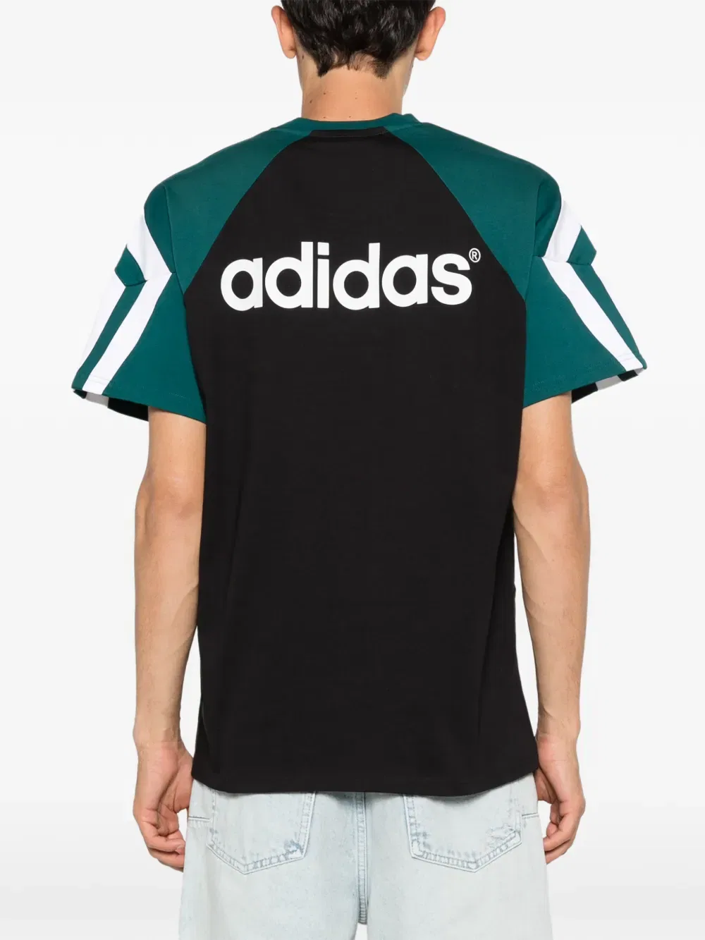 Футболка с коротким рукавом и принтом Adidas, черный — фото 4