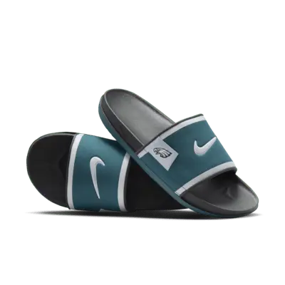 

Шлепанцы Nike Offcourt (Philadelphia Eagles) Offcourt Slides, цвет Sport Teal/Dark Smoke Grey/Field Silver