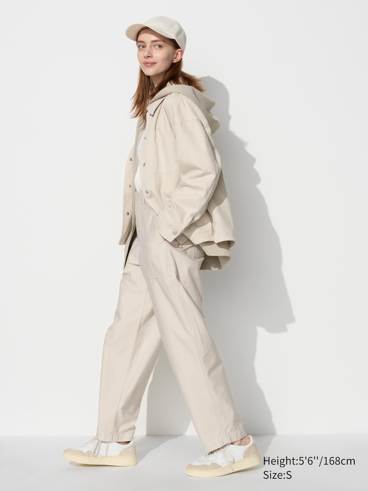

Изогнутые брюки Uniqlo, цвет 30 бежевый