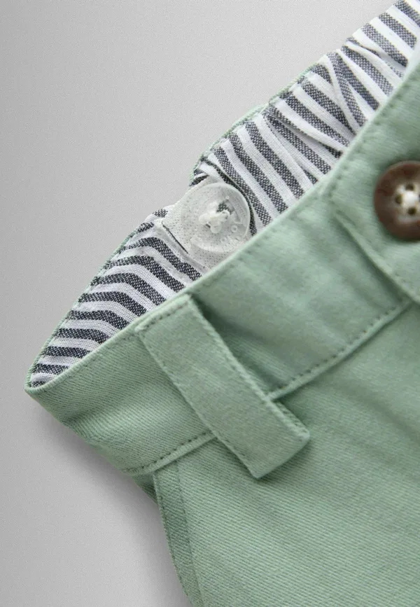 Шорты джинсовые Regular fit Jojo Maman Bébé, зеленый — фото 4