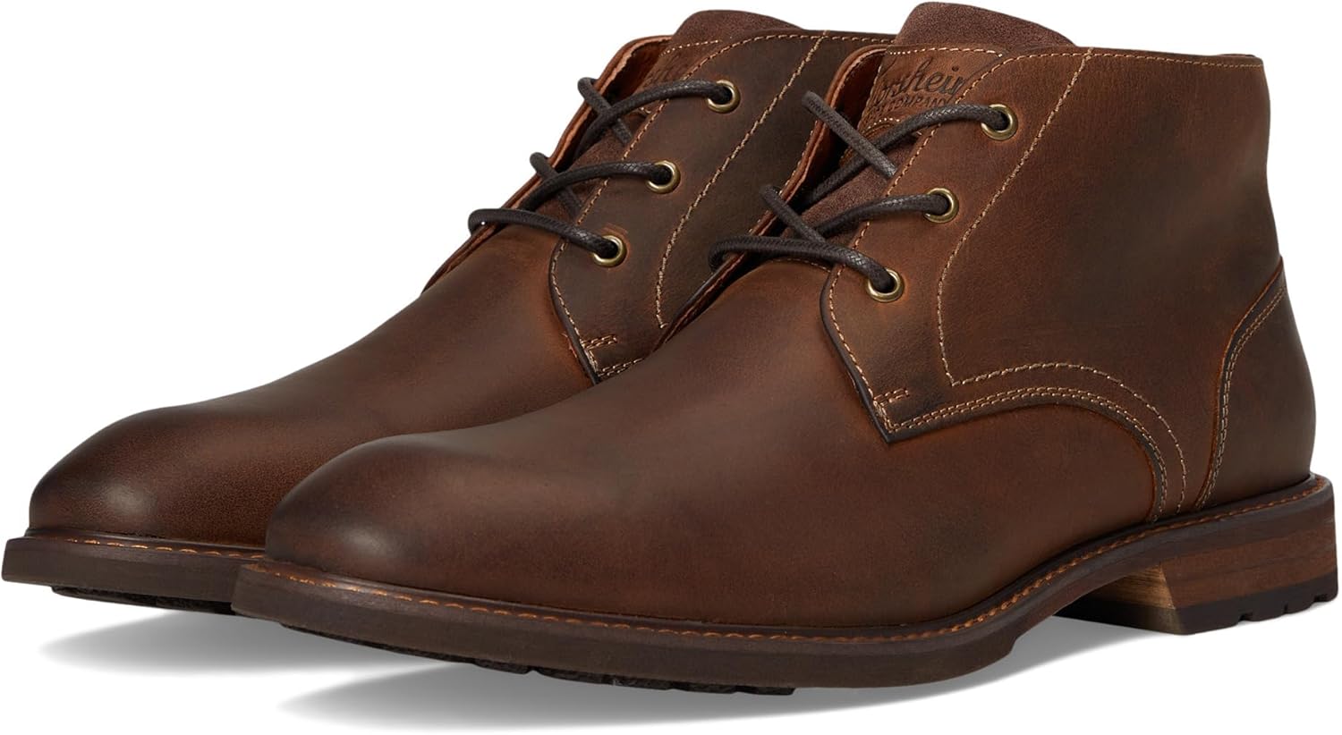 

Мужские ботинки Florsheim Lodge с простой носочной частью и 3 отверстиями для шнуровки, коричневый