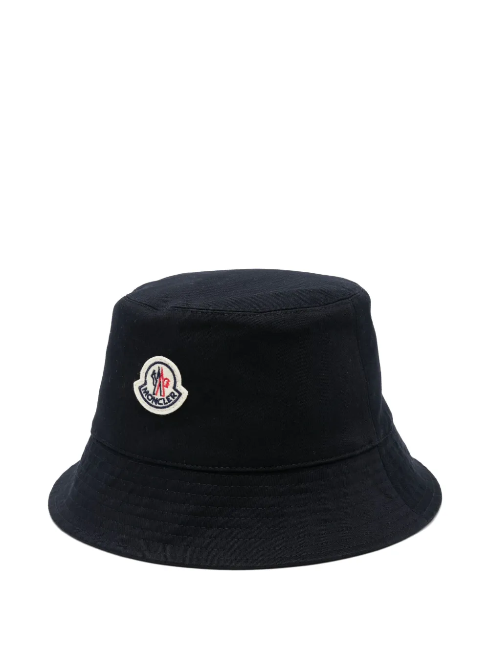 

Панама с нашивкой-логотипом MONCLER, синий