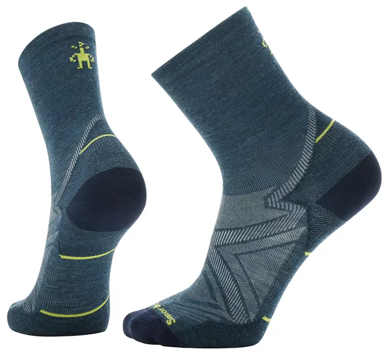 

Мужские носки Smartwool Run Zero Cushion Mid Crew, цвет Twilight Blue