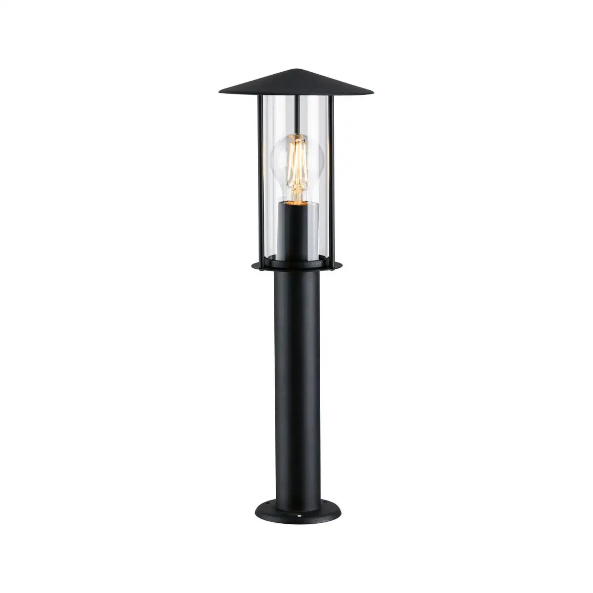 

Фонарь Paulmann "Classic IP44 500mm 2200K 4.3W 420lm 230V черный E27 металл ", 1 лампочка, лампа E27 | Лампы можно менять, не вредят насекомым Ø 17,3 см, Высота: 50,0 см, черный