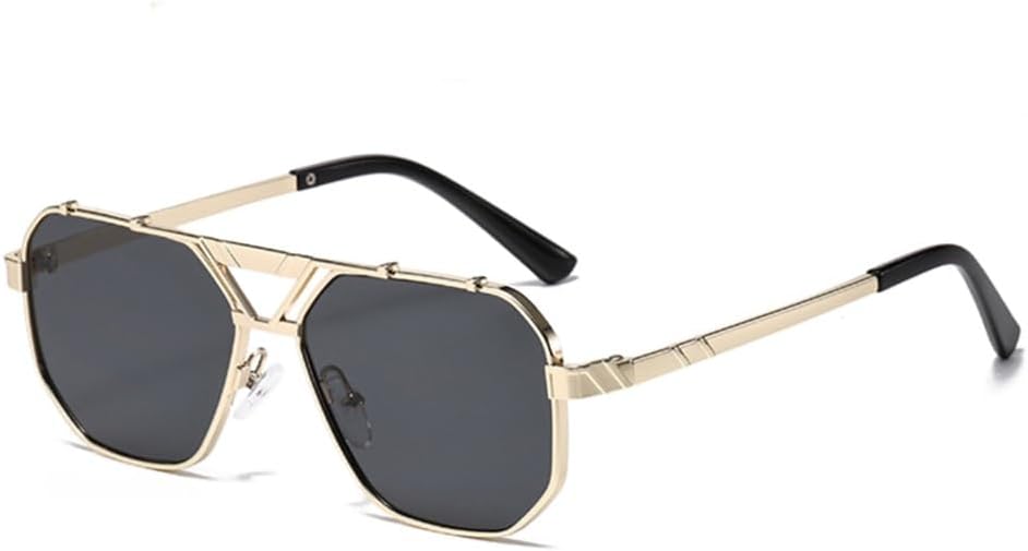 

Солнцезащитные очки для активного отдыха: женские, с металлическими двойными перемычками, для вождения, с защитой от УФ-излучения UV400; мужские, с градиентными линзами UYPTK, 06