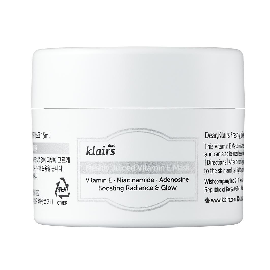 

Маска для лица dear klairs freshly juiced vitamin e mask Dear Klairs, объем 90 мл