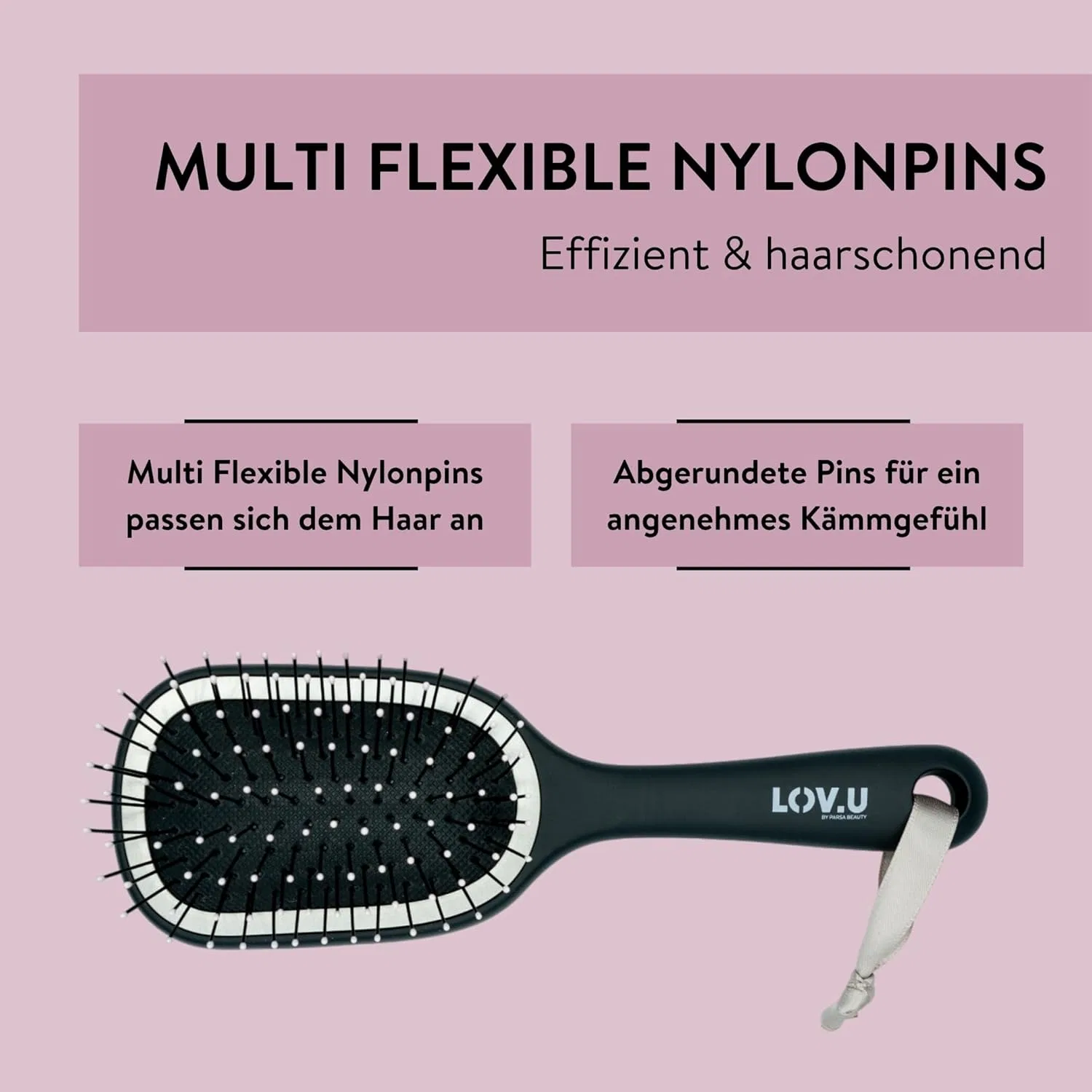 Щетка для распутывания волос «LOV.U Detangling Brush Wet & Dry» от PARSA Beauty Parsa Beauty — фото 4