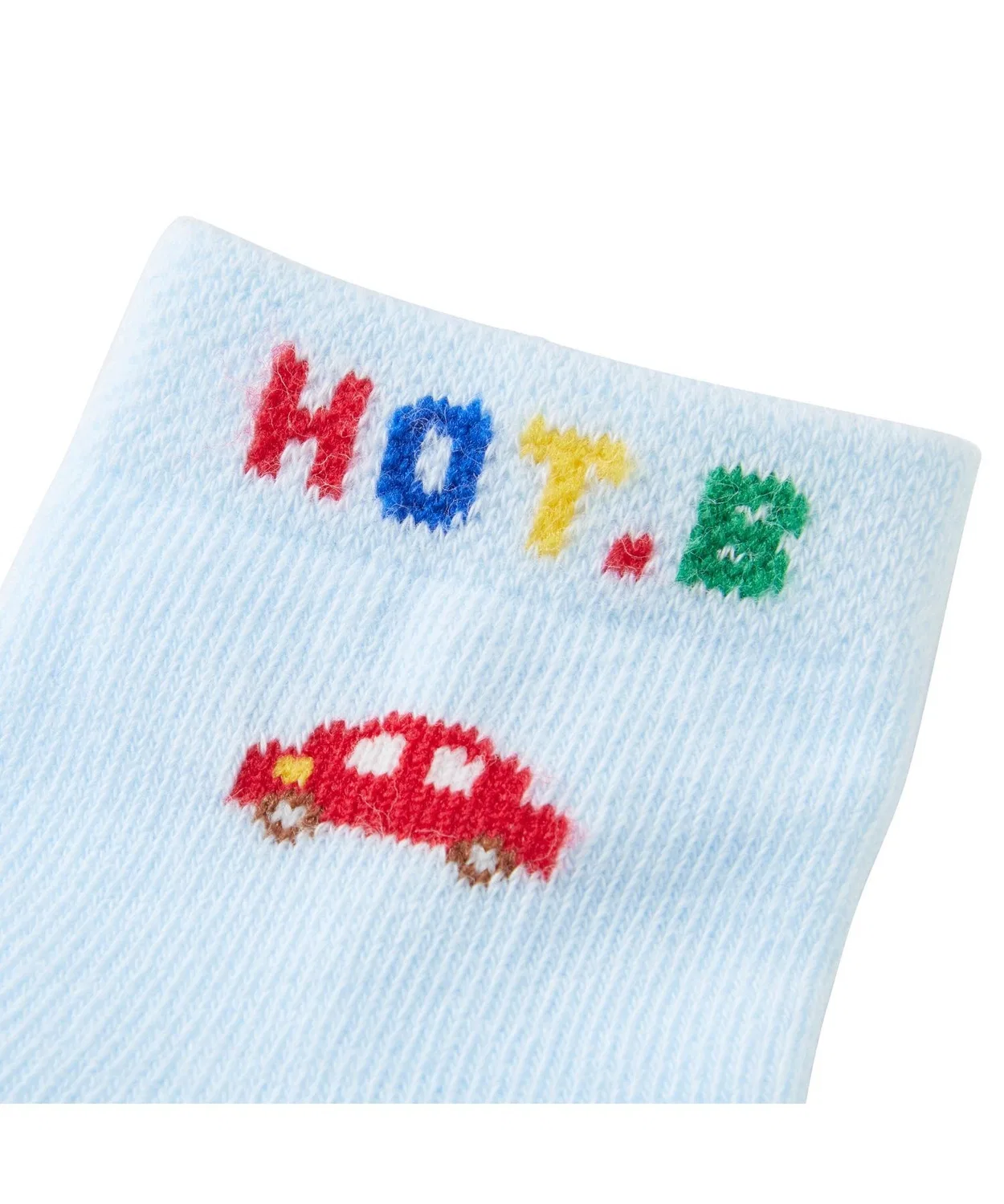 Носки детские с логотипом Mikihouse Hot Biscuits, 1 пара, 7-8 см, голубой — фото 4