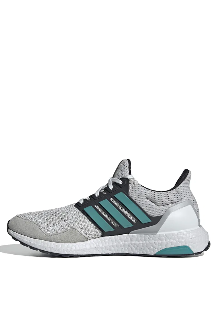 Кроссовки спортивные, Ultraboost 1.0, Adidas, белый/серый/бирюзовый — фото 4