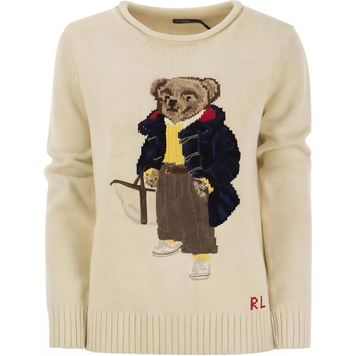 

Свитер женский экрю Polo Ralph Lauren