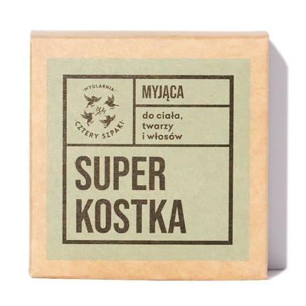 

Супермоющий кубик для тела, лица и волос 75 г Mydlarnia Cztery Szpaki