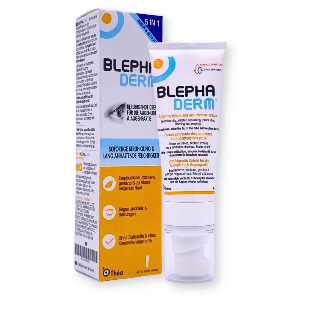 Успокаивающий стерильный крем для век и области вокруг глаз от BLEPHADERM Pharma Perle, 1X — фото 3