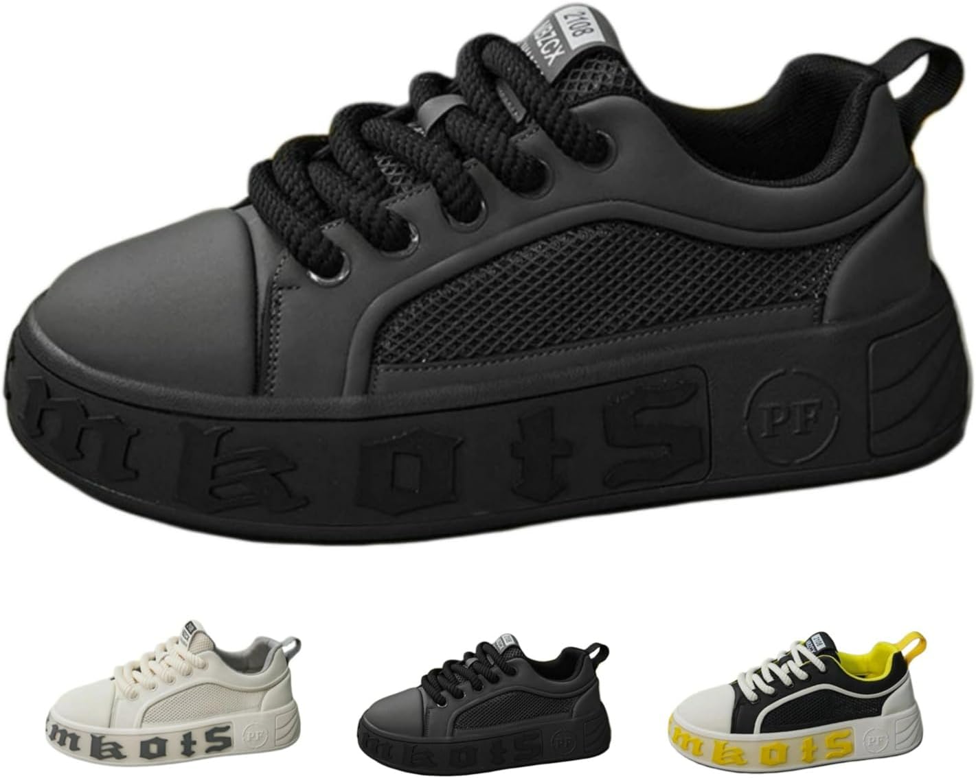 

Повседневные модные кроссовки MACEFIL для мужчин, с мягкой, легкой, дышащей сеткой, противоскользящие, удобные обувь, серый