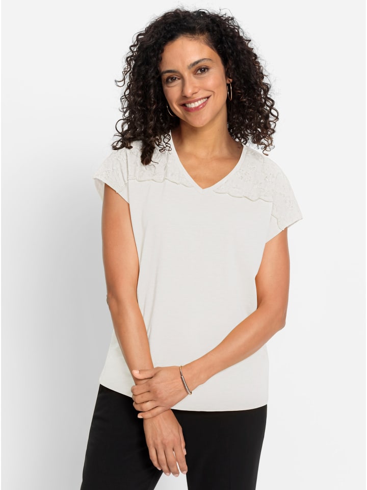 

Рубашка с короткими рукавами цвета экрю WITT WEIDEN