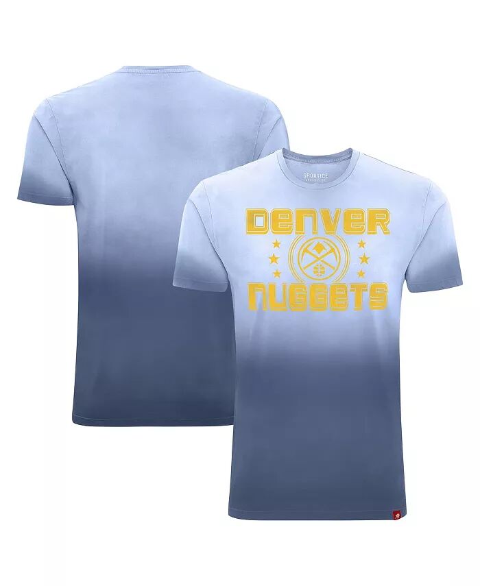 

Мужская и женская футболка Denver Nuggets Bingham Sun-Fade Sportiqe