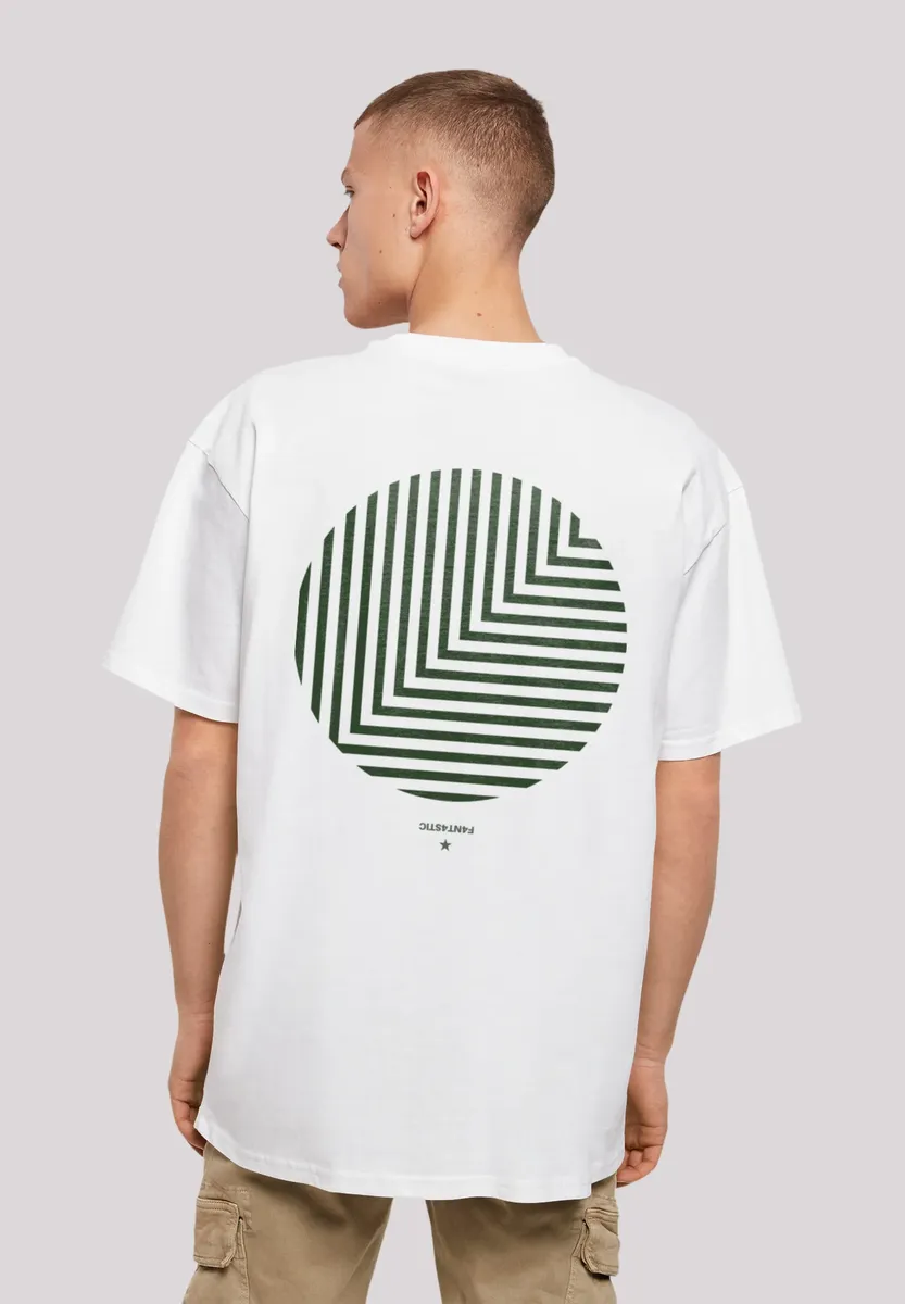 

F4NT4STIC Футболка "Geometrics Grey", принт, белый