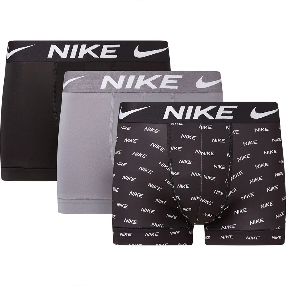 

Трусы-боксеры Nike 3 units, черный/серый