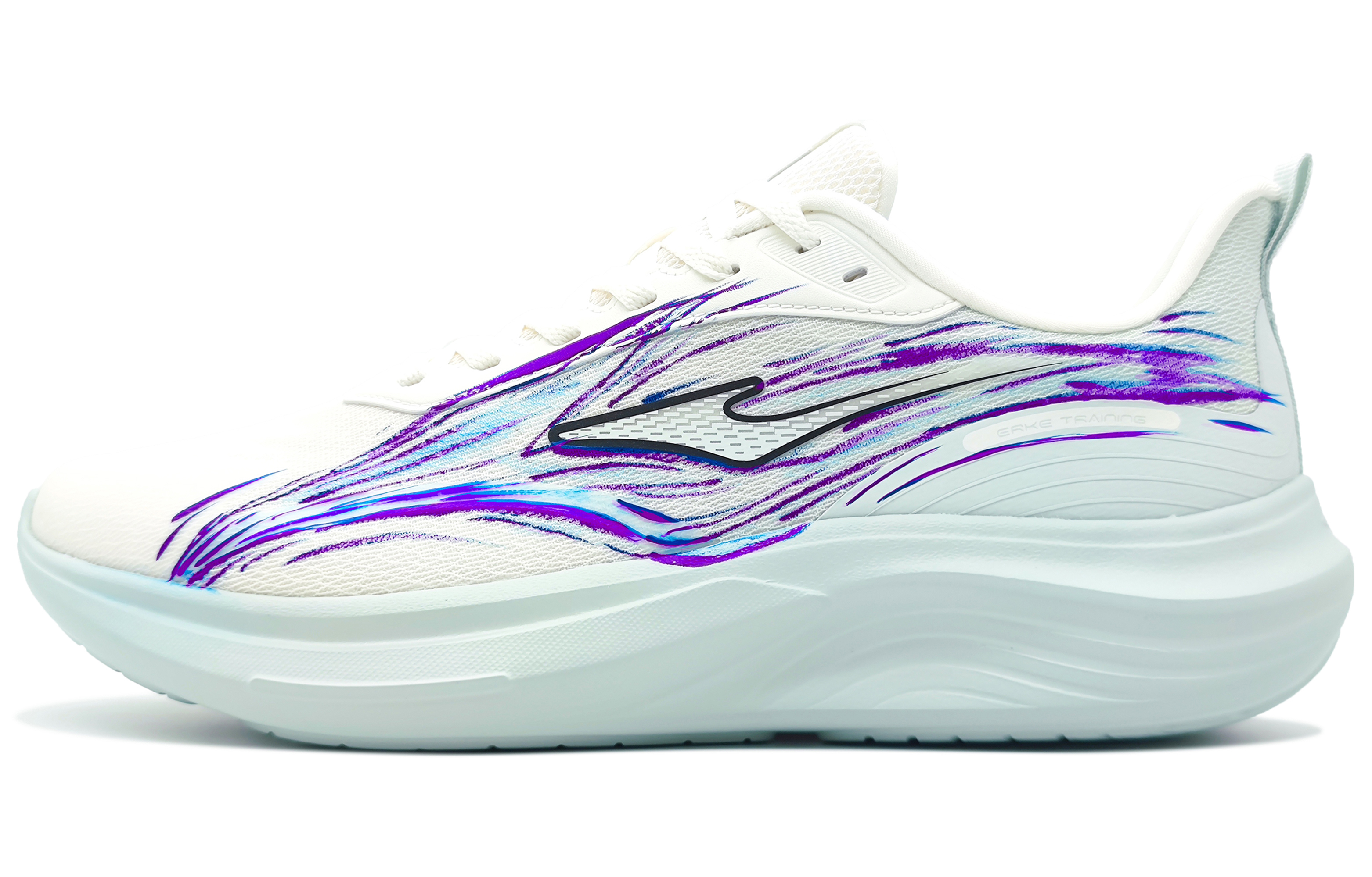 

Кроссовки для бега Yunyi мужские с низким верхом Erke, White Purple