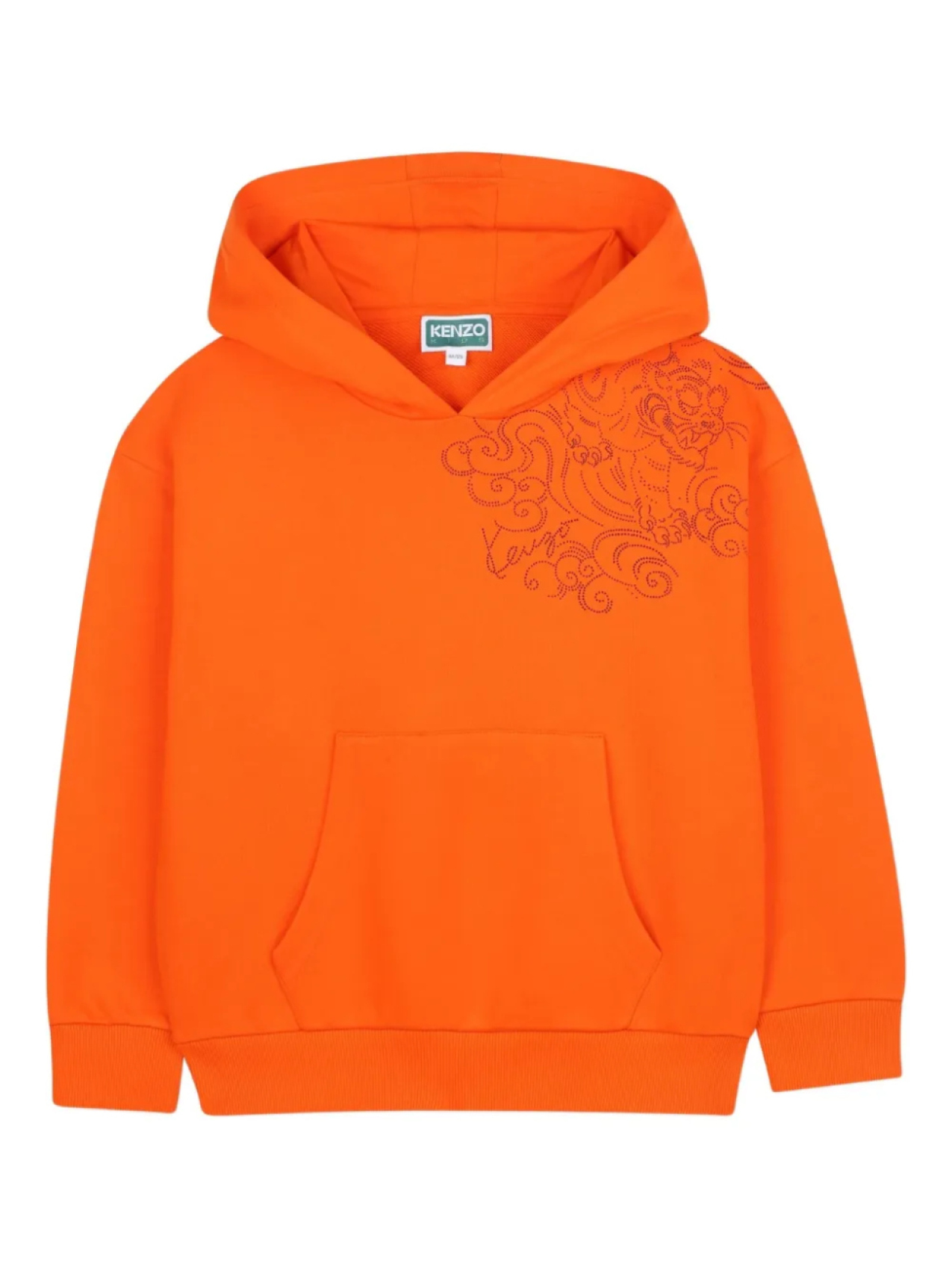 

Толстовка Kenzo Kids с графическим принтом, оранжевый