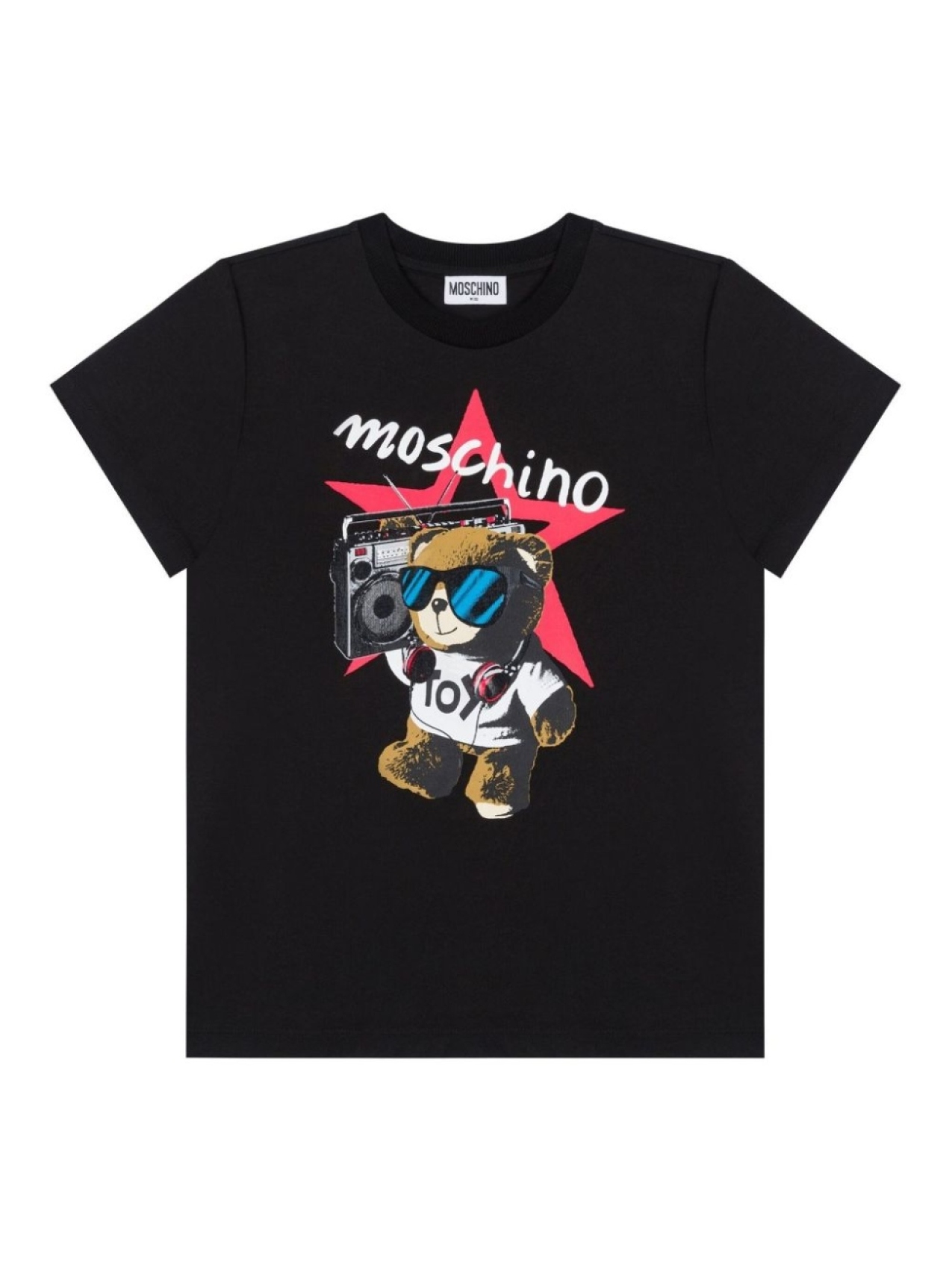 

Moschino Kids футболка с принтом Teddy Bear, черный