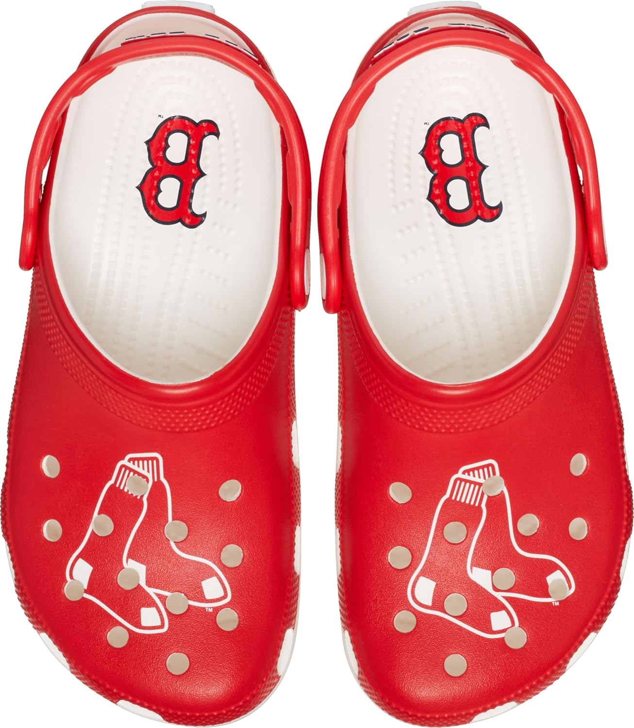 Унисекс сабо Crocs MLB Classic, 14 Women/12 Men Boston Red Sox — фото 4