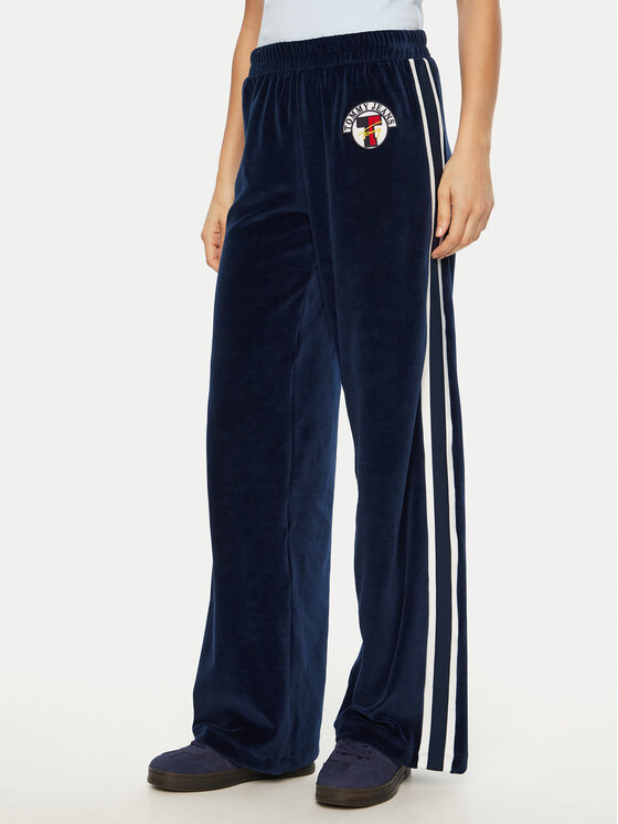 

Спортивные брюки обычного кроя Velvet DW0DW20542 Tommy Jeans, синий