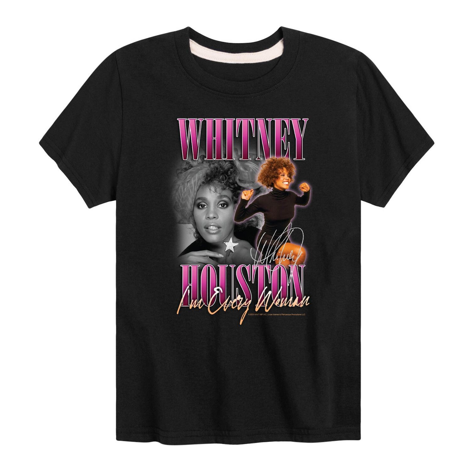 

Футболка Whitney Houston Every Woman для мальчиков 8–20 лет Licensed Character, черный
