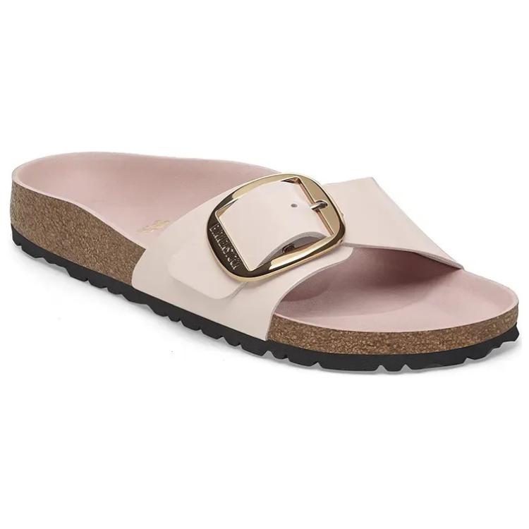 Birkenstock Мадридские слайды женские розовые, цвет Pink — фото 2