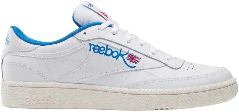 Кроссовки Reebok Unisex Club C 85, Ftwwht Chalk Kinblu