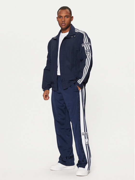 Спортивные брюки свободного кроя Adidas, синий — фото 2