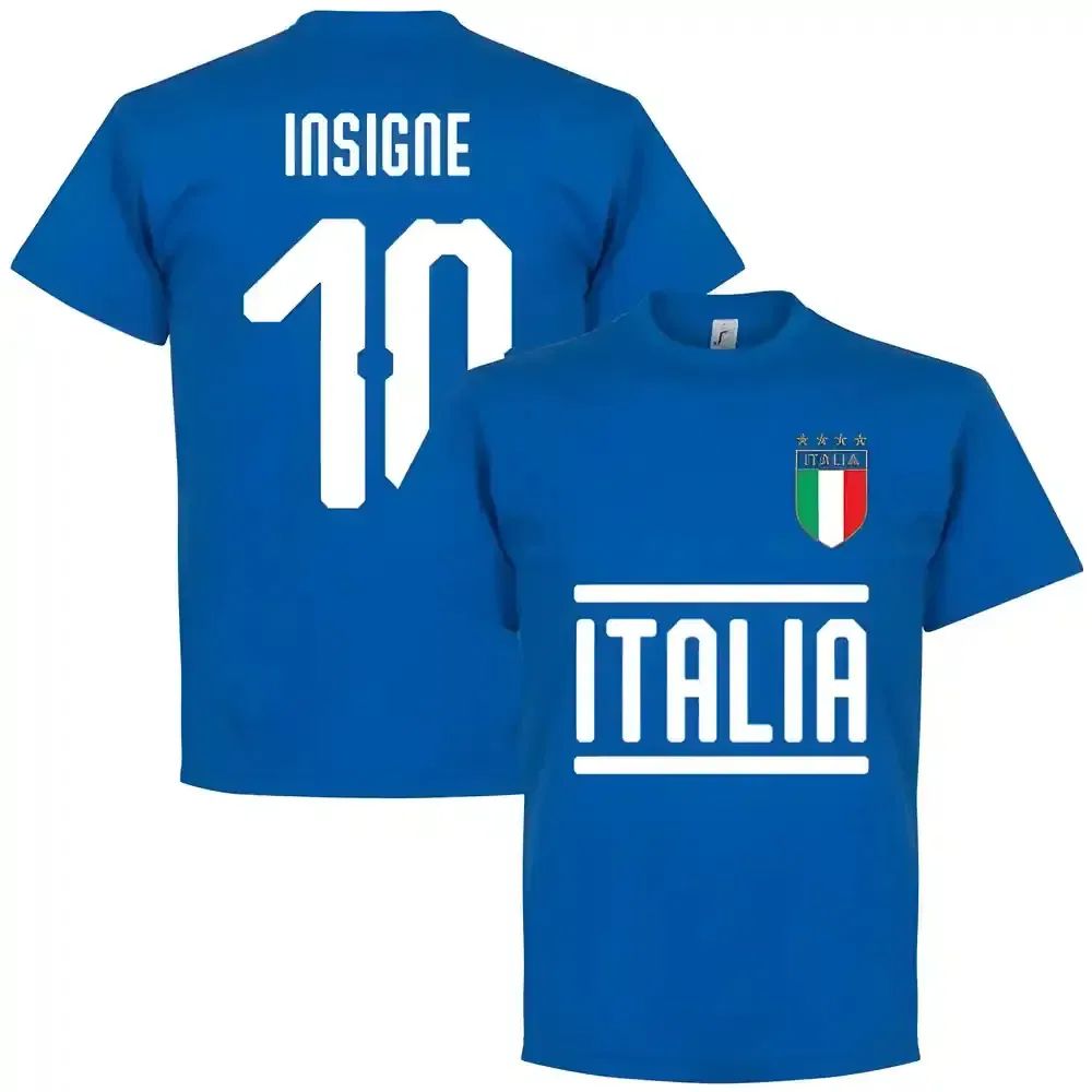 Футбольная футболка Insigne 10 Italy, синий