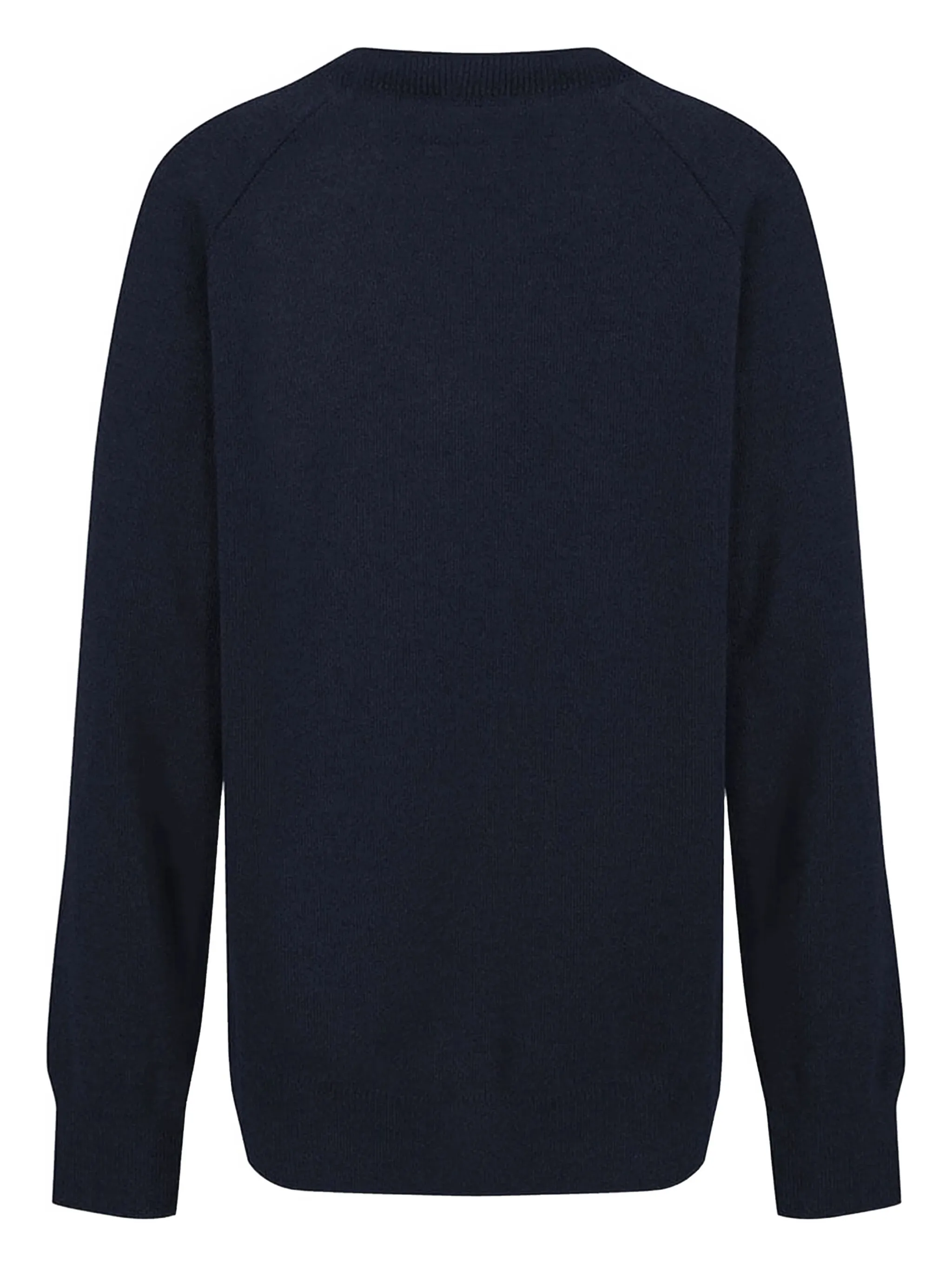 Свитер с V-образным вырезом и рукавами реглан Zeco Schoolwear Kids, синий — фото 2