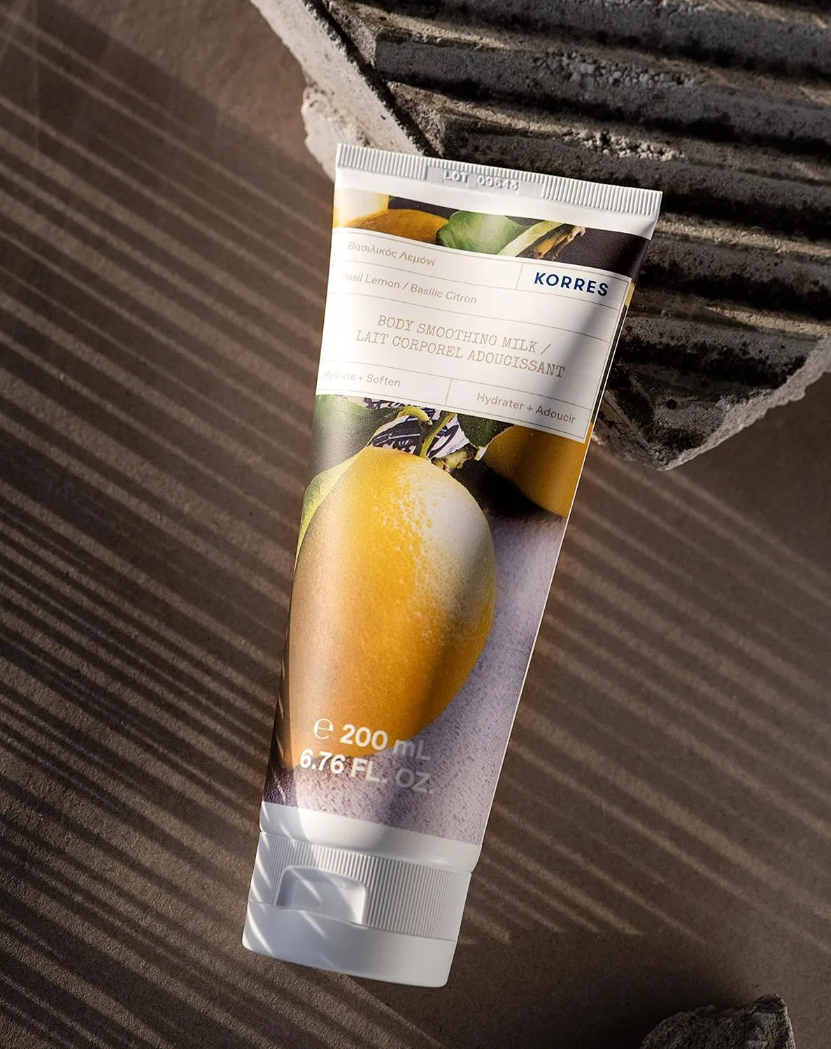 Разглаживающее молочко для тела KORRES Basil Lemon с алоэ вера, 200 мл Korres — фото 4