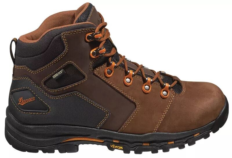 

Мужские водонепроницаемые рабочие ботинки Danner Vicious 4,5 дюйма, коричневый