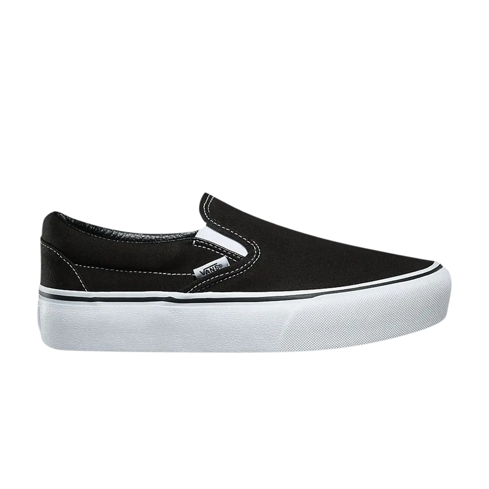 

Кроссовки Classic Slip-On Platform Vans, черный
