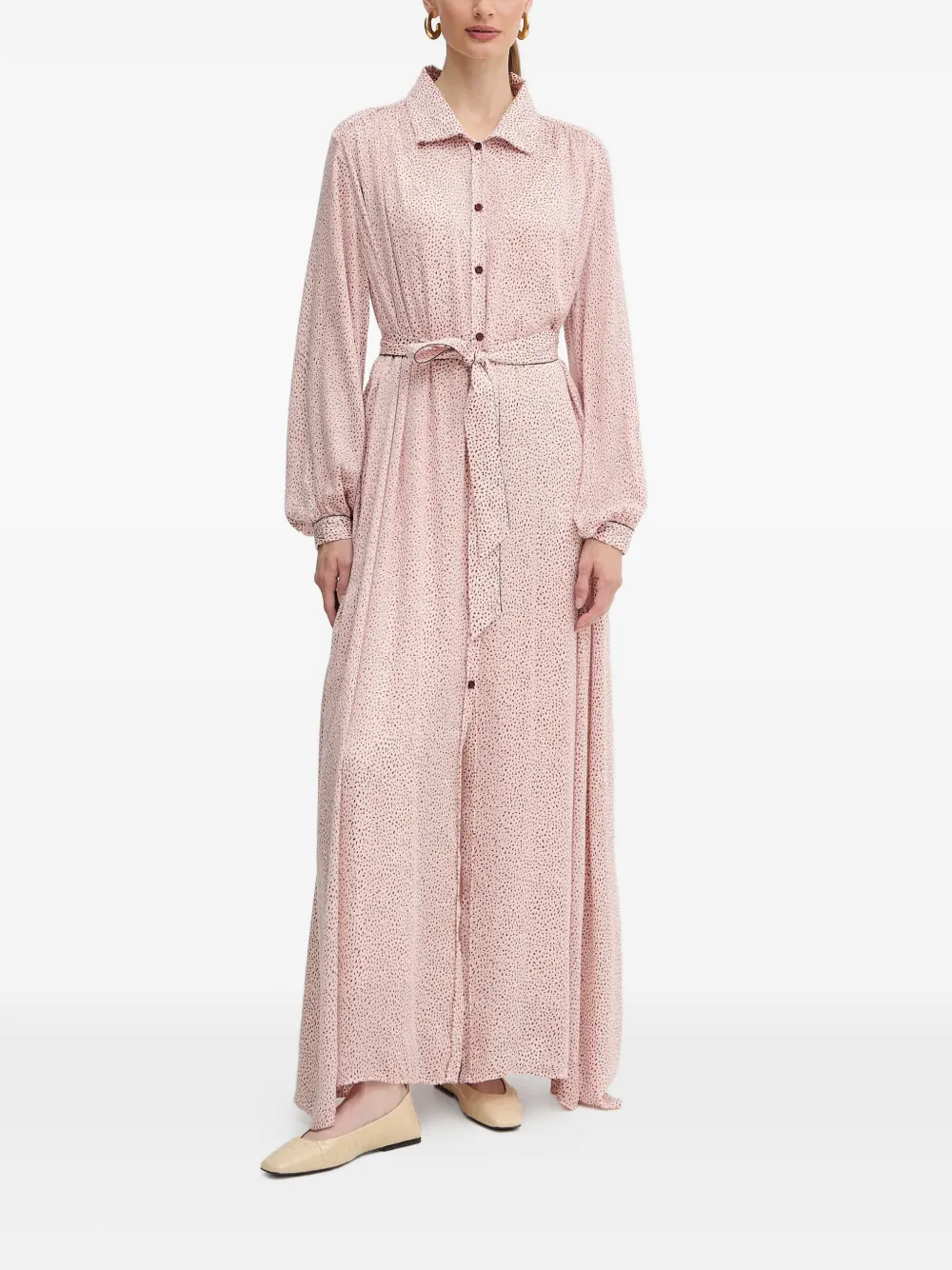 

Платье на пуговицах Forte Forte, розовый