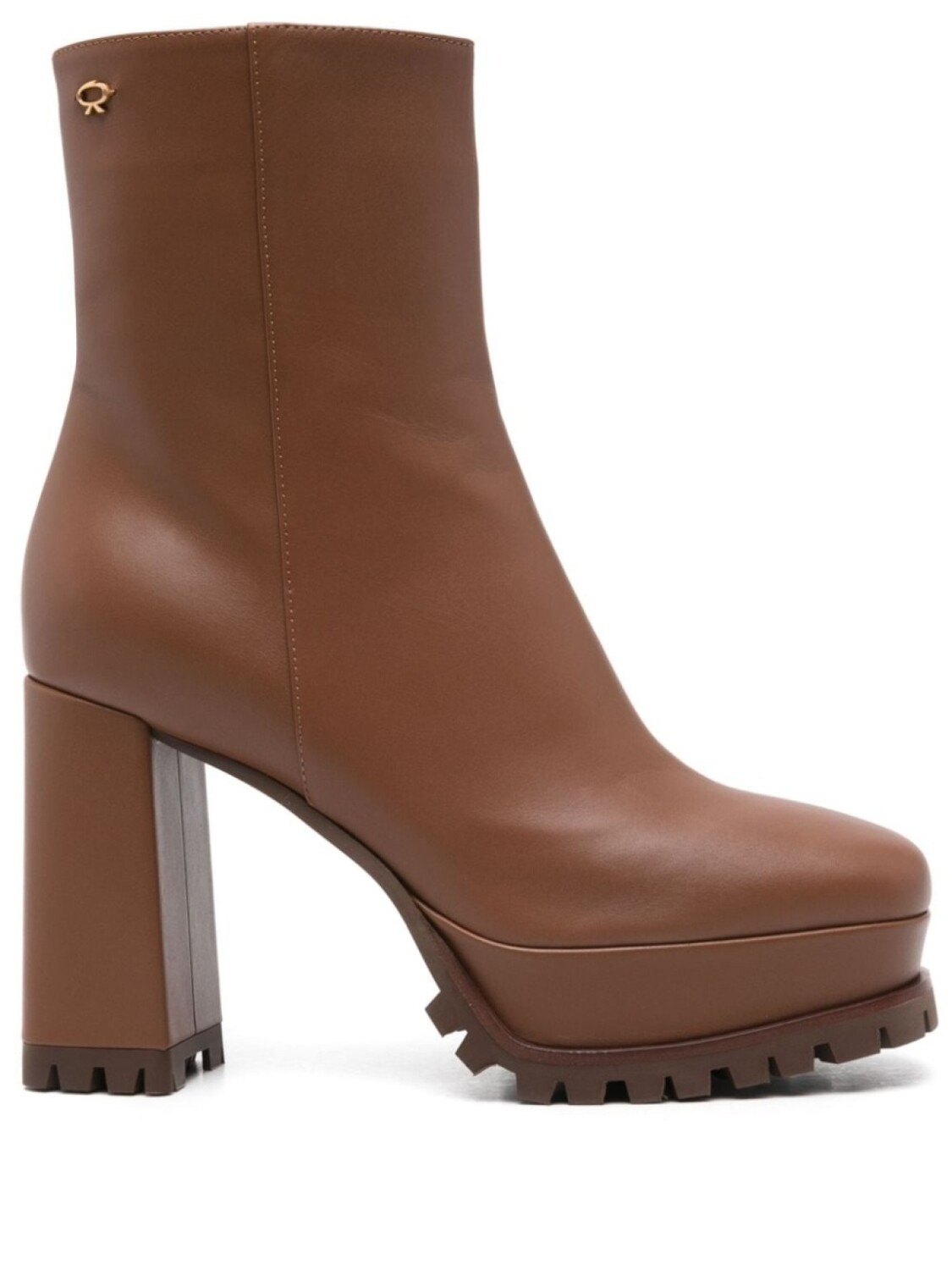 Gianvito Rossi ботильоны Harlem 70, коричневый