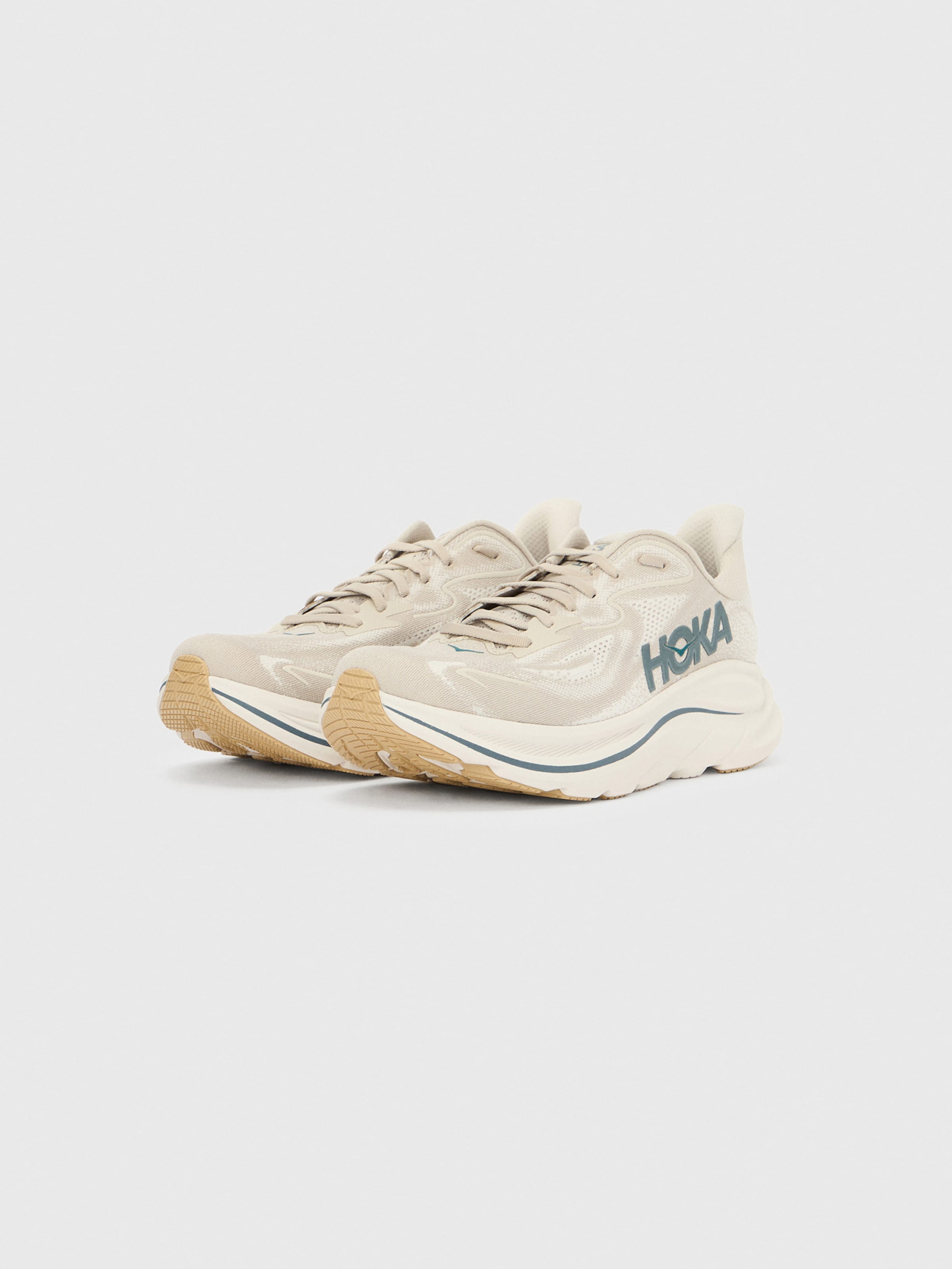 HOKA Беговые кроссовки 'CLIFTON 10' в цвете Wool White — фото 2