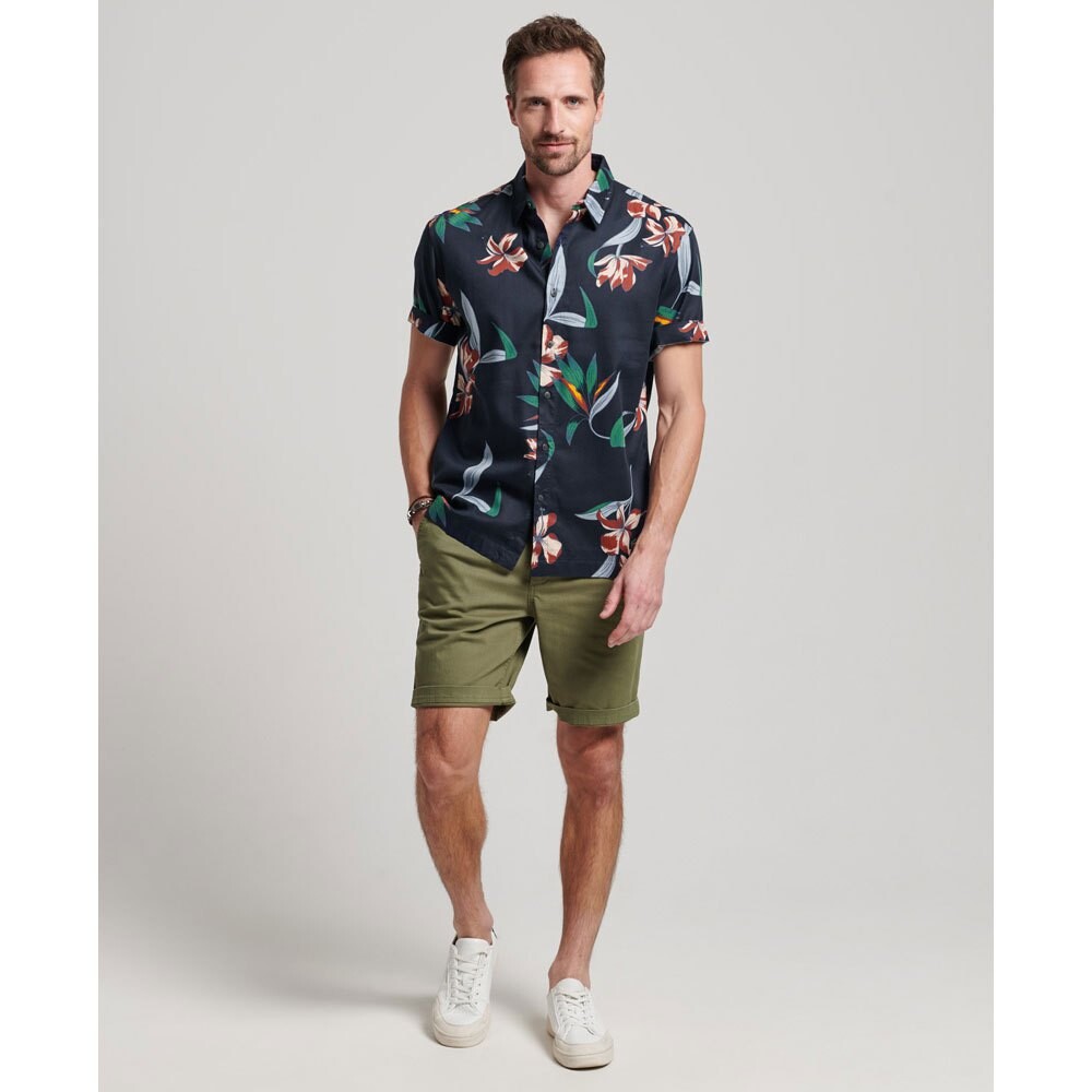 Рубашка с коротким рукавом Superdry Vintage Hawaiian, синий — фото 2